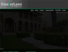 Tablet Screenshot of foreverlawnoftampabay.com